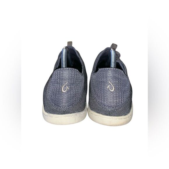 OluKai Nohea Moku Men's Boat Shoes Charcoal Gray Size 8.5 - Picture 5 of 10